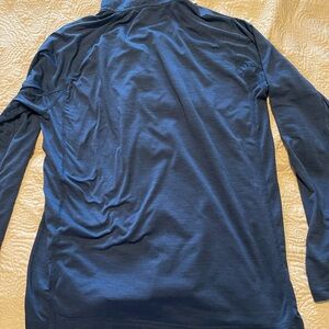 Chaps Blue Long Sleeve Tees Classic Cotton Blend